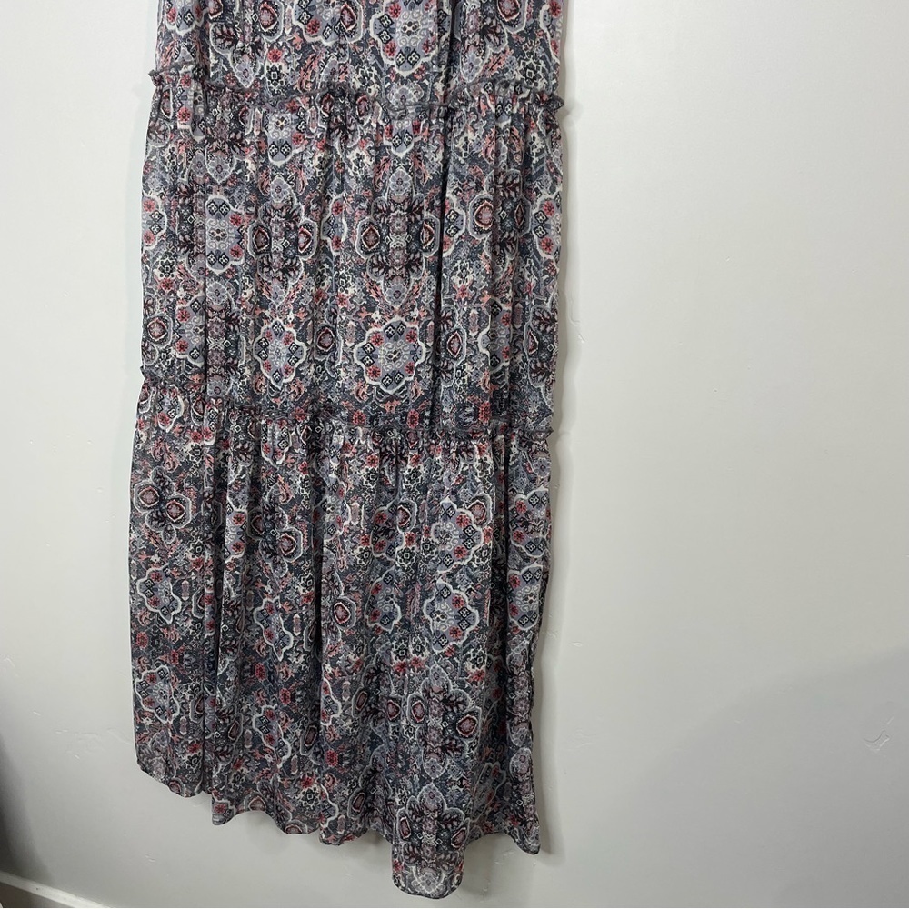 Nwt Anthropologie Drew Boho Floral tiered Sleeveless Maxi Dress Size Small - Picture 5 of 12
